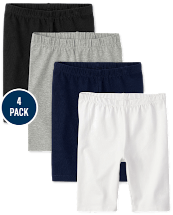 Lot de 4 shorts cyclistes pour filles