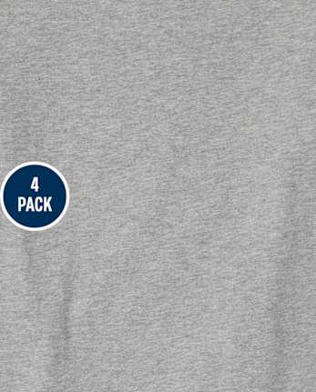 Paquete de 4 camisetas para niño