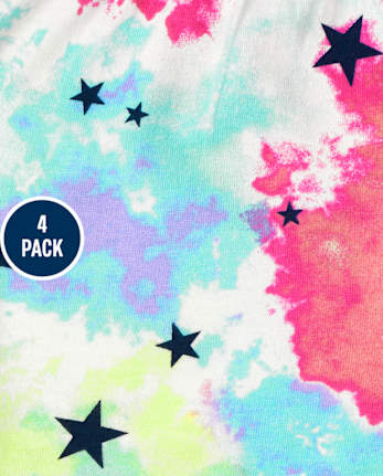 Girls Dolphin Shorts 4-Pack