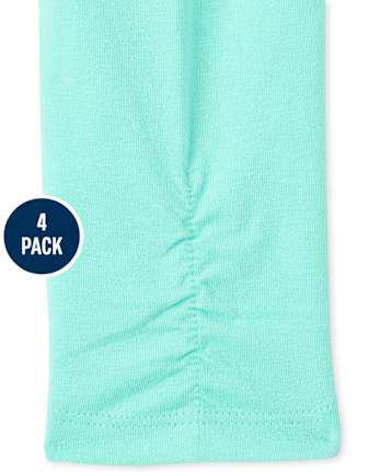 Leggings para bebé niña, paquete de 4