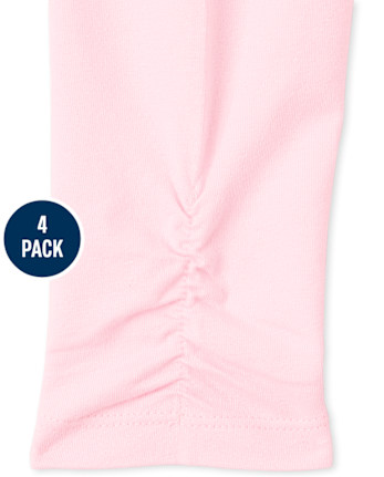 Leggings para bebé niña, paquete de 4