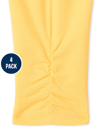 Leggings para bebé niña, paquete de 4