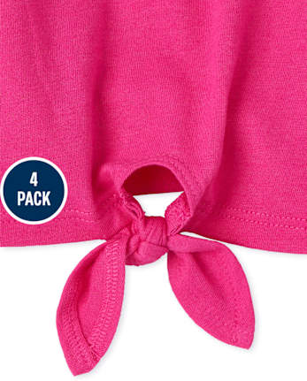 Toddler Girls Ruffle Top 4-Pack