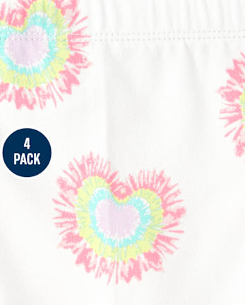 Toddler Girls Print Capri Leggings 4-Pack