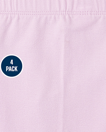 Toddler Girls Print Capri Leggings 4-Pack