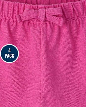 Lot de 4 shorts dauphins pour toute-petite fille