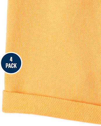 Toddler Boys French Terry Shorts 4-Pack - MULTI CLR