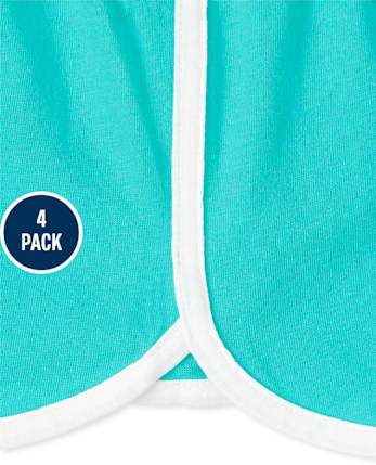 Lot de 4 shorts imprimé dauphins pour filles