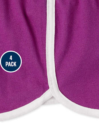 Lot de 4 shorts imprimé dauphins pour filles