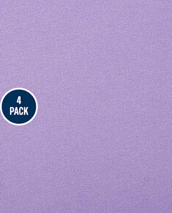 Lot de 4 paires de chaussures montantes et basses à éclaboussures de peinture pour filles