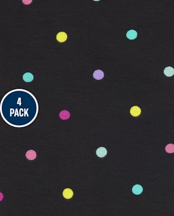 Girls Doodle Leggings 4-Pack