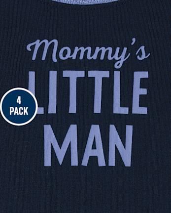 Lot de 4 bodys camouflage pour bébé garçon