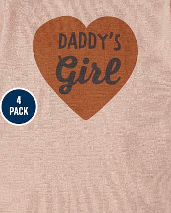 Body Bebé Niña Leopardo Pack de 4