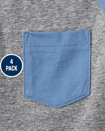 Paquete de 4 camisetas para niño