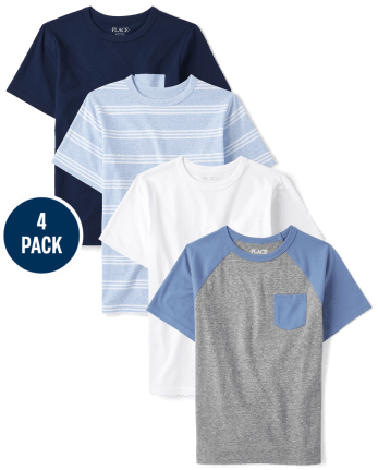 Boys Tee Shirt 4-Pack