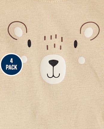 Baby Bear Bodysuit 4-Pack
