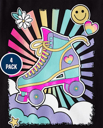 Girls Kind Graphic Tee 4-Pack
