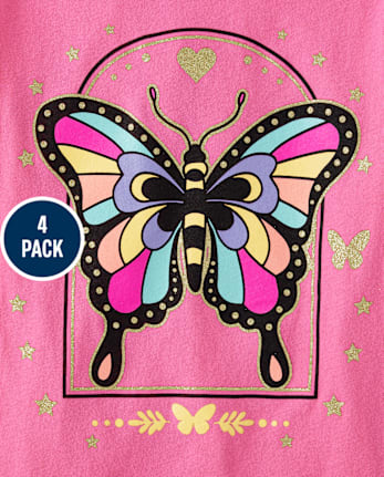 Girls Kind Graphic Tee 4-Pack