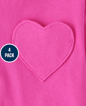 Toddler Girls Icon Top 4-Pack