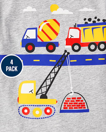 Lot de 4 hauts de chantier pour bébés et tout-petits garçons