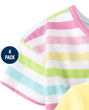 Lot de 4 gobelets à sucettes glacées pour petites filles