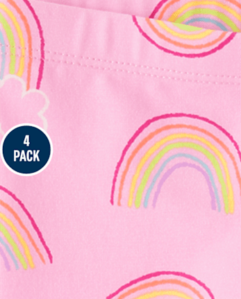 Toddler Girls Print Leggings 4-Pack