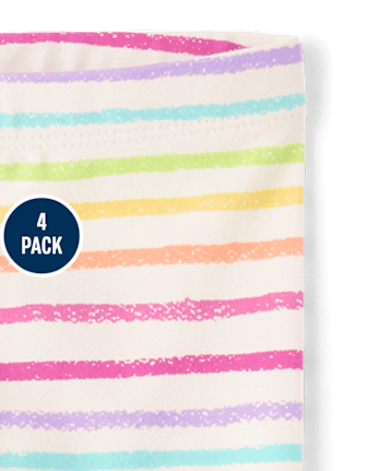 Toddler Girls Print Leggings 4-Pack