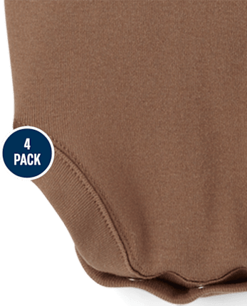 Baby Boys Moose Bodysuit 4-Pack