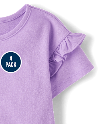 Toddler Girls Rainbow Tee 4-Pack