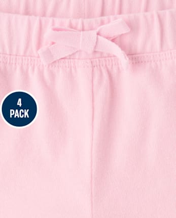 Toddler Girls Print Shorts 4-Pack