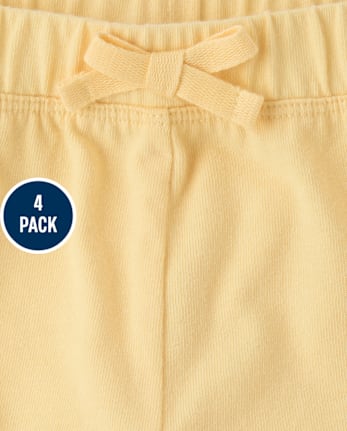 Toddler Girls Print Shorts 4-Pack