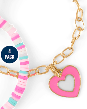 Girls Love Bracelet 4-Pack