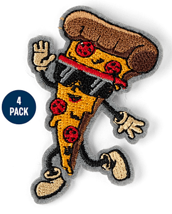 Boys Embroidered Video Game Patch 4-Pack
