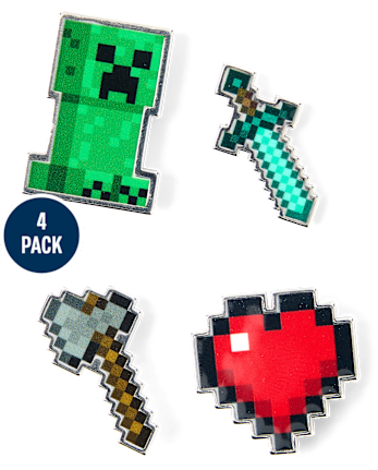 Boys Minecraft™ Pin 4-Pack