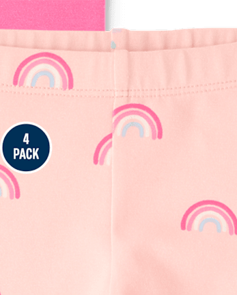 Toddler Girls Print Leggings 4-Pack