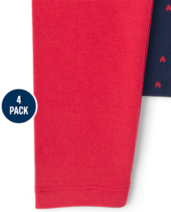Toddler Girls Print Leggings 4-Pack