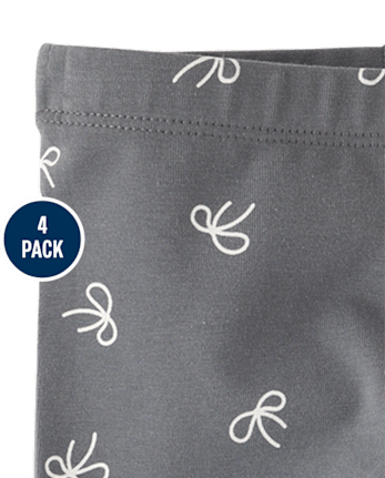 Toddler Girls Dog Leggings 4-Pack
