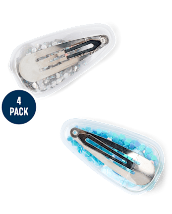 Girls Shakey Star Hair Clip 4-Pack