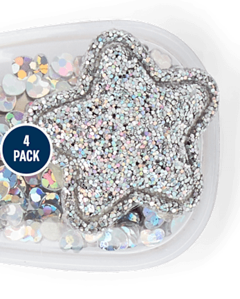 Lot de 4 pinces à cheveux Shake Star pour filles