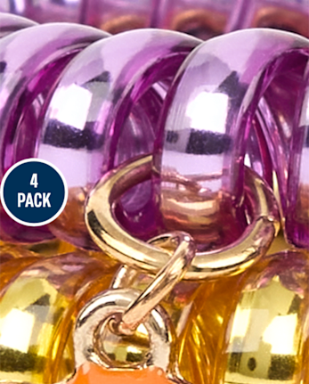 Girls Halloween Coil Bracelet 3-Pack