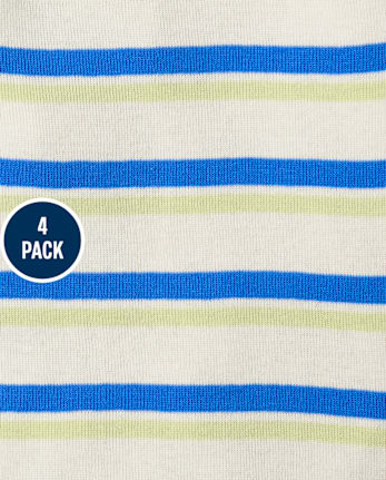 Baby Boys Vehicle Bodysuit 4-Pack - TIDAL
