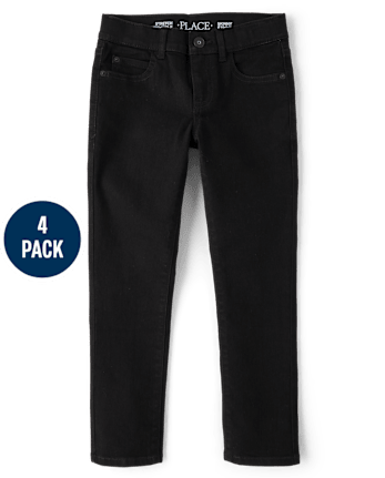 Boys Skinny Jeans 4-Pack