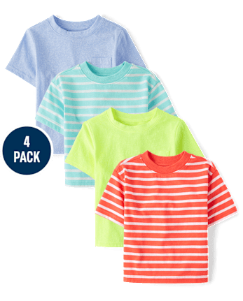 Baby And Toddler Print Tee 4-Pack