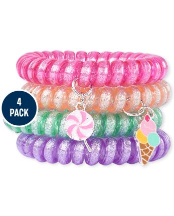 Cat and Jack Details about   Girls' 4pk Coil Bracelets 