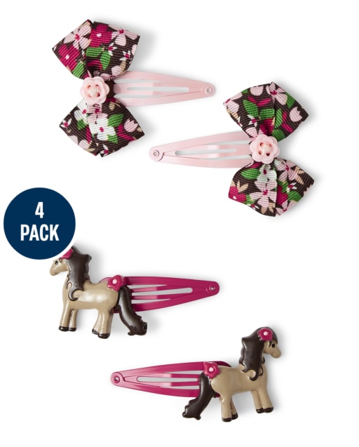 Girls Hair Clips - Pony Club