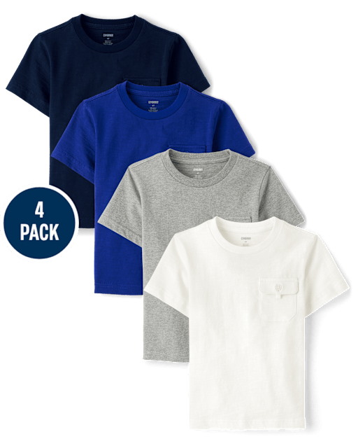 Boys Pocket Top 4-Pack - Little Essentials