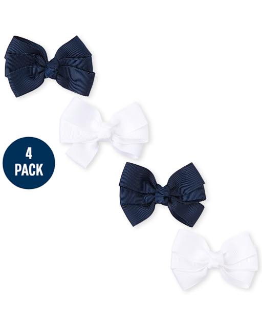 Girls Bow Hair Clip 4-Pack
