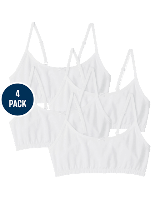 Lot de 4 brassières pour filles