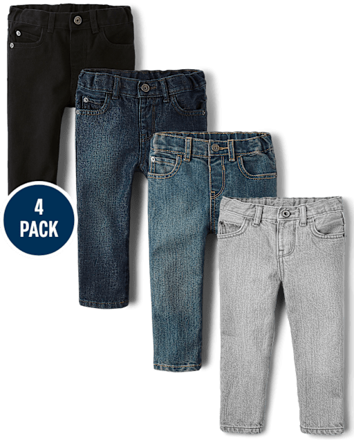 Baby And Toddler Boys Skinny Jeans 4-Pack