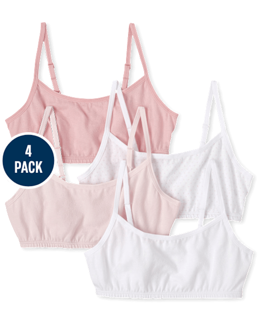 Lot de 4 bralettes pour filles